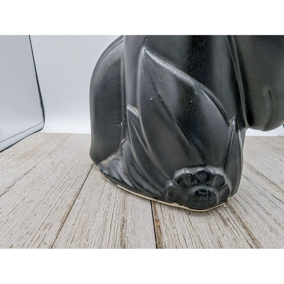 Vintage Shawnee Pottery Antelope Black Planter Vase Mother Baby #840 - Picture 6 of 11